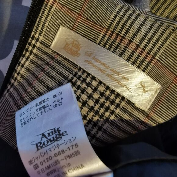 Ank Rouge Mini Dress Size Women's Extra Small Plaid Retro Vintage Casual Party - Picture 2 of 11